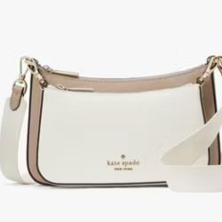 Duet Colorblock Saffiano Leather Crossbody